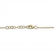 0.04Ct 14K Yellow Gold Diamond Pave Heart Bracelet