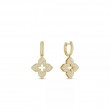 Roberto Coin Pave Venetian Princess Drop Earrings