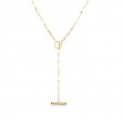 Roberto Coin 18K Yellow Gold Oro Diamond & Ruby Necklace
