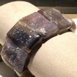 Purple, White and Brown Agate Bracelet