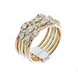 RIGHT HAND RING IN 18K GOLD WITH DIAMONDS