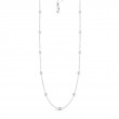 Roberto Coin 18K White Gold Diamonds By The Inch 19 Station Necklace