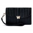 WOLF Black  Mimi Crossbody Bag with Wristlet