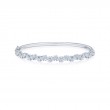 American Beauty Bangle With Marquise And Pear Diamonds