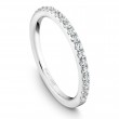 A Noam Carver 18K White Gold Wedding Band With .31Ctw In Full Cut Diamonds. G/H, Si.