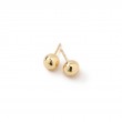 IPPOLITA Classico Small Hammered Ball Stud Earrings in 18K Gold