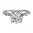 Ritani Embellished Prong Solitaire Semi Mounting