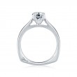 18K White Gold  Engagement Ring