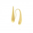 Lucia Yellow Gold Modern Teardrop Earrings