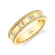 0.23Ct 14K Yellow Gold Diamond LadyS Ring