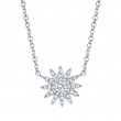 0.15ct 14k White Gold Diamond Necklace
