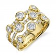 1.58Ct 14K Yellow Gold Diamond LadyS Ring