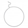 14K White Gold And Diamond Tennis Necklace
