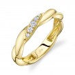 14K Yellow Gold Diamond Fashion Rings