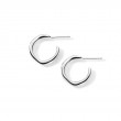 IPPOLITA 12mm Squiggle Mini Hoop Earrings in Sterling Silver