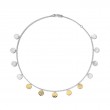 IPPOLITA Classico Hammered Paillette Disc Necklace in Chimera