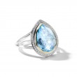 IPPOLITA Teardrop Ring in Chimera with Diamonds