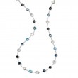 IPPOLITA Long Stone Chain Necklace in Sterling Silver