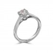 Eli Jewels Point of Love Round Solitaire Semi Mount