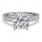 Ritani Tapered Channel Set Diamond Semi Mounting