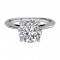 Ritani Embellished Prong Solitaire Semi Mounting