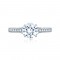 18K White Gold  Engagement Ring