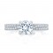 18K Yellow Gold Diamond Semi-Mounting Engagement Ring