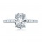18K White Gold Semi-Mounting Engagement Ring