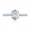18K Yellow Gold Diamond Semi-Mounting Engagement Ring