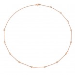 0.28Ct 18" Diamonds By The Yard Chain
