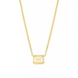 Roberto Coin Bezel-Set Horizontally Pendant