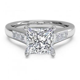 Ritani Princess Cut Semi Mounting