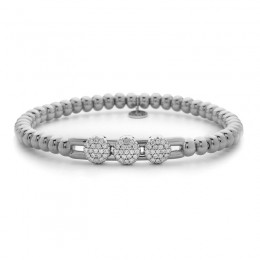 Hulchi Belluni Tresor Bracelet, 18K White Gold