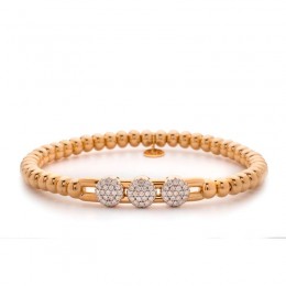 Hulchi Belluni Tresor Bracelet, 18K Yellow Gold