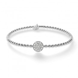 Hulchi Belluni Tresore Stretch Bracelet, 18k White Gold