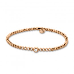Hulchi Belluni Tresore Stretch Bracelet, 18k Rose Gold