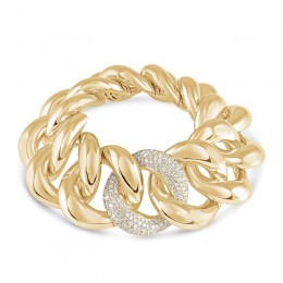 Hulchi Belluni Tresor Bracelet, 18K Yellow Gold