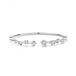 Hulchi Belluni Diamond Flex Bracelet, 18K White Gold