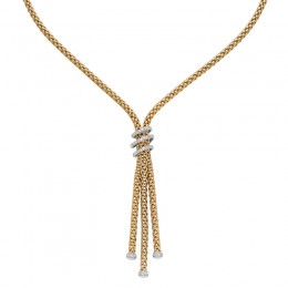 Lariat With Diamond Pave