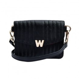 WOLF Black  Mimi Mini Bag with Wristlet