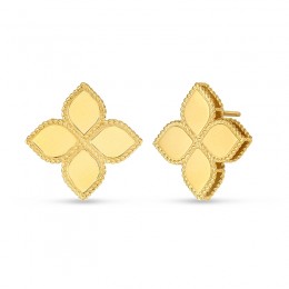 Roberto Coin Princess Flower Large Stud Earrings