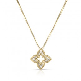 Roberto Coin 18k Yellow Gold Diamond Venetian Princess Necklace