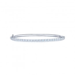 Round Diamond Bangle