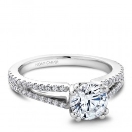 Noam Carver Semi Mount Engagement Ring