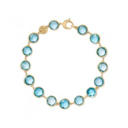Marco Bicego Jaipur 18K Yellow Gold Blue Topaz Bracelet