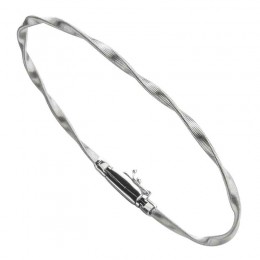 Marco Bicego Marrakech Single Strand 18Kt. White Gold Bracelet.