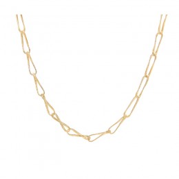 Marco Bicego 18K Yellow Gold Twisted Coil Link Necklace