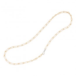 Marco Bicego 18K Yellow Gold Twisted Wire Wrapped Link Style Necklace