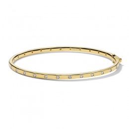 IPPOLITA 18K Yellow Gold Side Hinged Bangle Bracelet