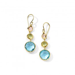 IPPOLITA Lollipop® Small 3-Stone Drop Earrings in 18K Gold